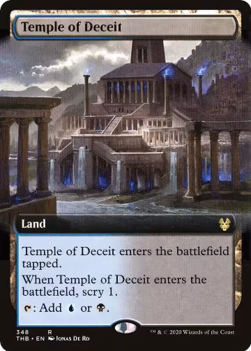 Temple of Deceit (Extended Art) (348), Theros Beyond Death — Magic card price
