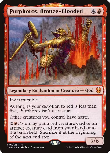 Purphoros, Bronze-Blooded (150), Theros Beyond Death — Magic card price
