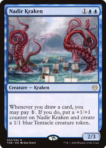 Nadir Kraken (55), Theros Beyond Death — Magic card price