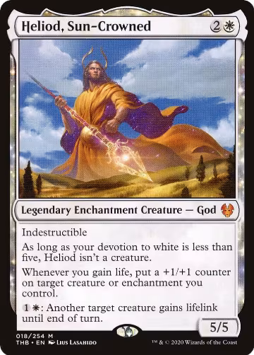 Heliod, Sun-Crowned (18), Theros Beyond Death — Magic card price