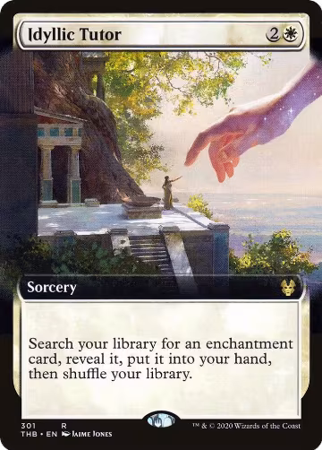 Idyllic Tutor (Extended Art) (301), Theros Beyond Death — Magic card price