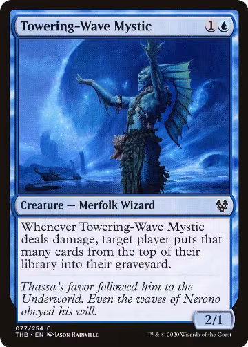 Towering-Wave Mystic (77), Theros Beyond Death — Magic card price