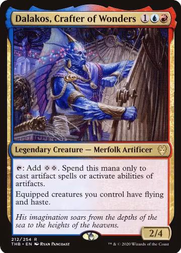 Dalakos, Crafter of Wonders (212), Theros Beyond Death — Magic card price