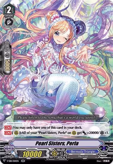 Pearl Sisters, Perla (V-EB11/014EN), V-EB11: Crystal Melody — Vanguard card price