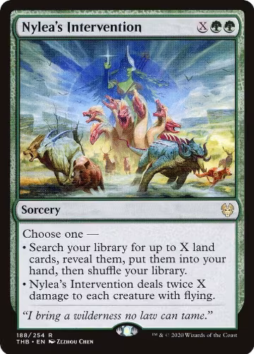 Nylea's Intervention (188), Theros Beyond Death — Magic card price