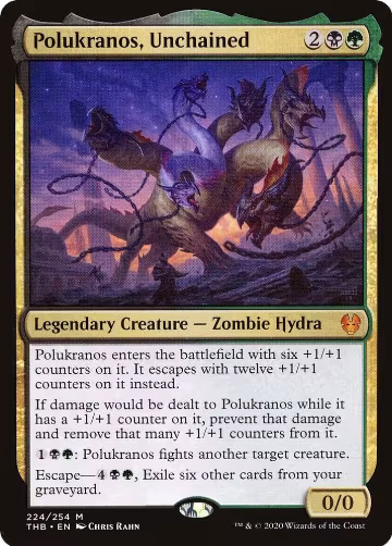 Polukranos, Unchained (224), Theros Beyond Death — Magic card price