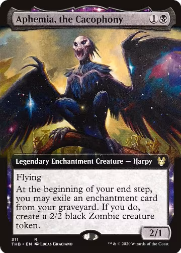 Aphemia, the Cacophony (Extended Art) (311), Theros Beyond Death — Magic card price