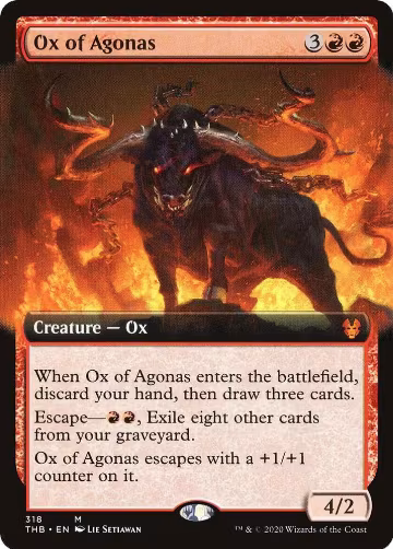 Ox of Agonas (Extended Art) (318), Theros Beyond Death — Magic card price
