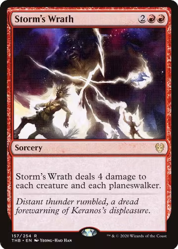 Storm's Wrath (157), Theros Beyond Death — Magic card price
