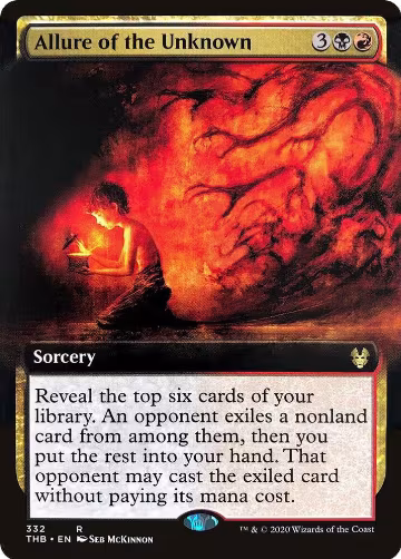 Allure of the Unknown (Extended Art) (332), Theros Beyond Death — Magic card price