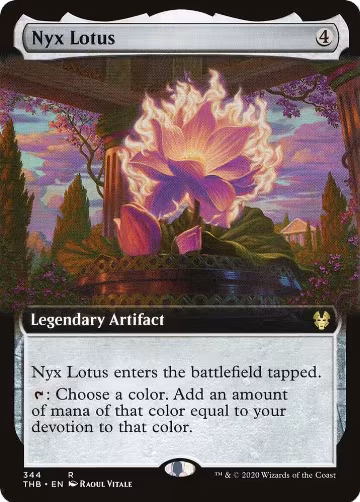 Nyx Lotus (Extended Art) (344), Theros Beyond Death — Magic card price