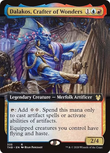 Dalakos, Crafter of Wonders (Extended Art) (335), Theros Beyond Death — Magic card price