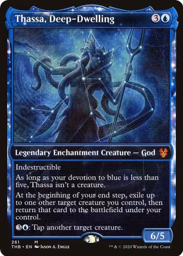 Thassa, Deep-Dwelling (Showcase) (261), Theros Beyond Death — Magic card price