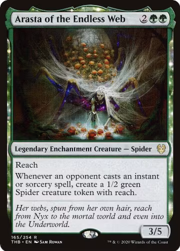 Arasta of the Endless Web (165), Theros Beyond Death — Magic card price