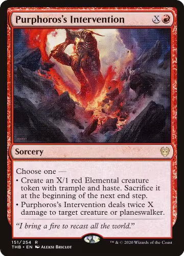 Purphoros's Intervention (151), Theros Beyond Death — Magic card price