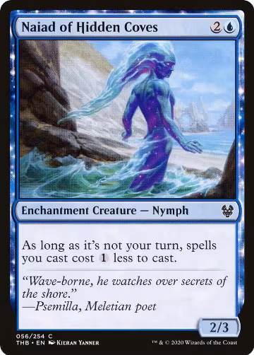 Naiad of Hidden Coves (56), Theros Beyond Death — Magic card price