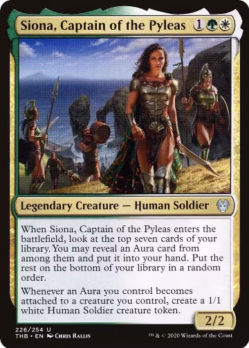 Siona, Captain of the Pyleas (226), Theros Beyond Death — Magic card price