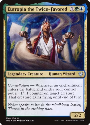 Eutropia the Twice-Favored (216), Theros Beyond Death — Magic card price