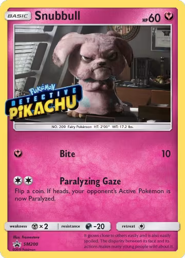 Snubbull - SM200 (Detective Pikachu Stamped) (SM200), SM Promos — Pokémon card price
