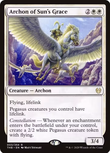 Archon of Sun's Grace (3), Theros Beyond Death — Magic card price