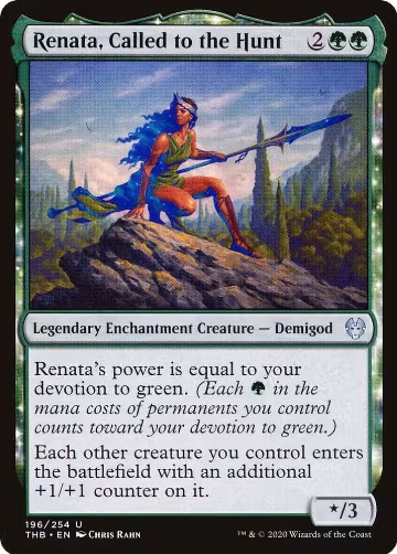 Renata, Called to the Hunt (196), Theros Beyond Death — Magic card price