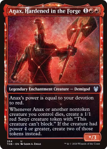 Anax, Hardened in the Forge (Showcase) (264), Theros Beyond Death — Magic card price