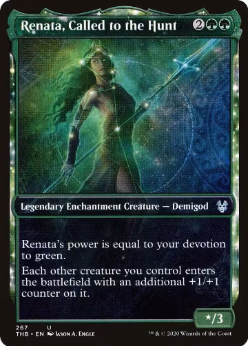 Renata, Called to the Hunt (Showcase) (267), Theros Beyond Death — Magic card price