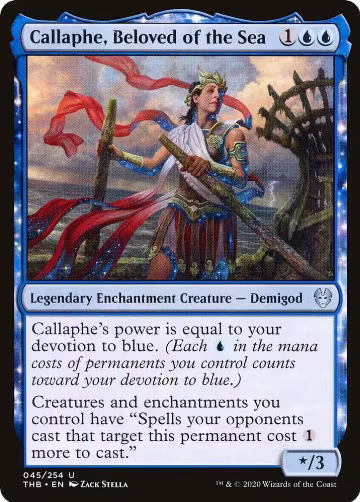 Callaphe, Beloved of the Sea (45), Theros Beyond Death — Magic card price