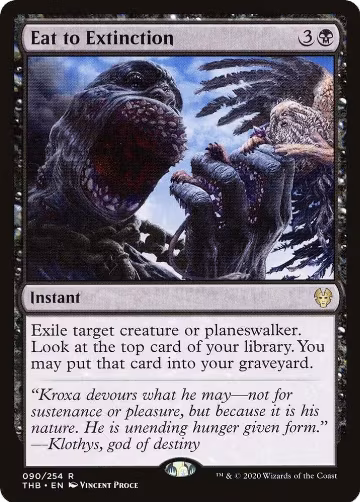 Eat to Extinction (90), Theros Beyond Death — Magic card price
