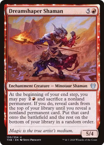 Dreamshaper Shaman (130), Theros Beyond Death — Magic card price