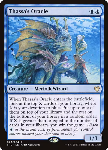 Thassa's Oracle (73), Theros Beyond Death — Magic card price