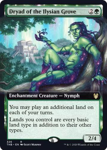 Dryad of the Ilysian Grove (Extended Art) (326), Theros Beyond Death — Magic card price
