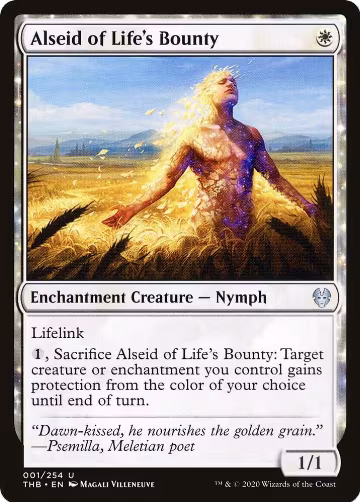Alseid of Life's Bounty (1), Theros Beyond Death — Magic card price