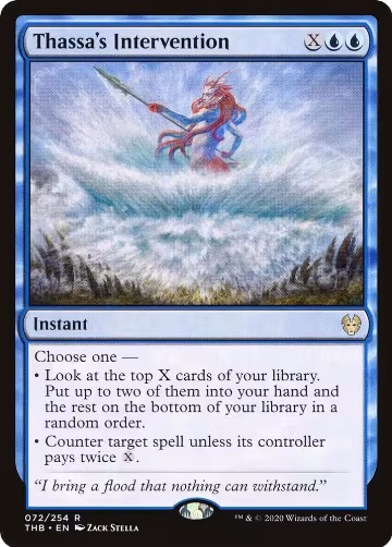 Thassa's Intervention (72), Theros Beyond Death — Magic card price