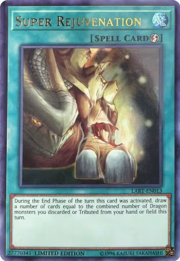 Super Rejuvenation (LART-EN013), The Lost Art Promotion — Yu-Gi-Oh! card price