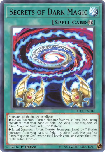 Secrets of Dark Magic (LED6-EN004), Legendary Duelists: Magical Hero — Yu-Gi-Oh! card price
