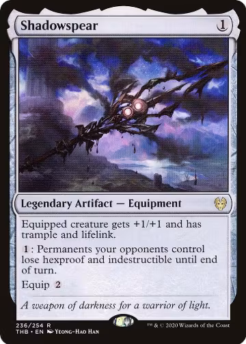 Shadowspear (236), Theros Beyond Death — Magic card price