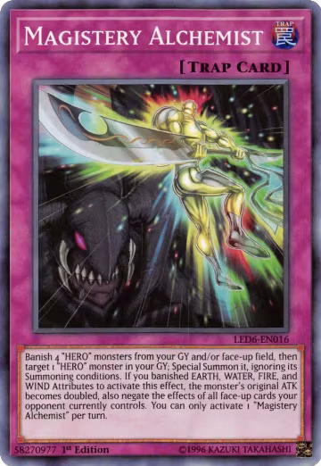 Magistery Alchemist (LED6-EN016), Legendary Duelists: Magical Hero — Yu-Gi-Oh! card price