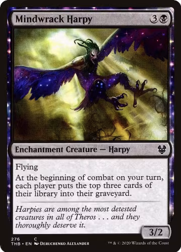 Mindwrack Harpy (276), Theros Beyond Death — Magic card price