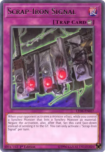 Scrap-Iron Signal (LED6-EN027), Legendary Duelists: Magical Hero — Yu-Gi-Oh! card price