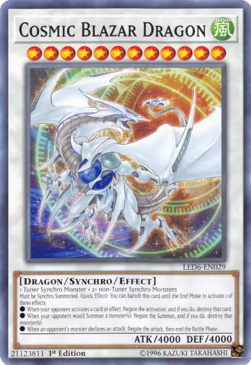 Cosmic Blazar Dragon (LED6-EN029), Legendary Duelists: Magical Hero — Yu-Gi-Oh! card price