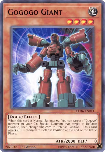 Gogogo Giant (LED6-EN041), Legendary Duelists: Magical Hero — Yu-Gi-Oh! card price