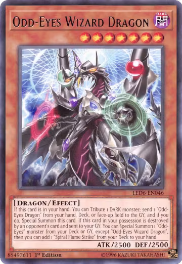 Odd-Eyes Wizard Dragon (LED6-EN046), Legendary Duelists: Magical Hero — Yu-Gi-Oh! card price