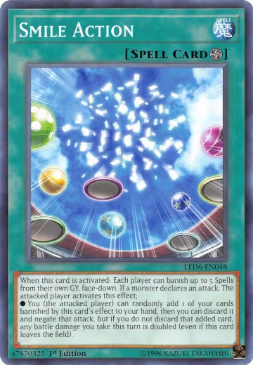 Smile Action (LED6-EN048), Legendary Duelists: Magical Hero — Yu-Gi-Oh! card price