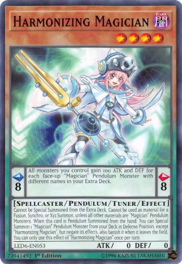 Harmonizing Magician (LED6-EN053), Legendary Duelists: Magical Hero — Yu-Gi-Oh! card price