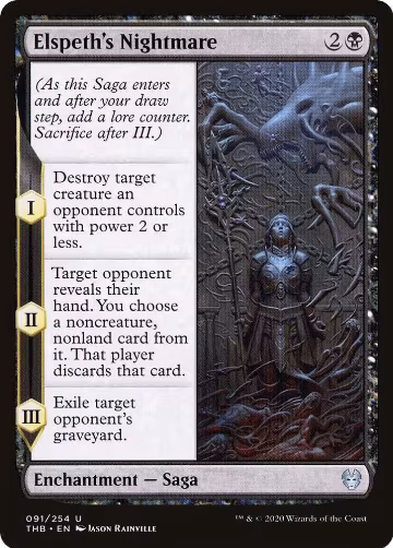 Elspeth's Nightmare (91), Theros Beyond Death — Magic card price