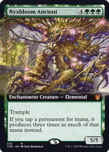 Nyxbloom Ancient (Extended Art) (330), Theros Beyond Death — Magic card price