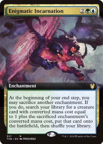 Enigmatic Incarnation (Extended Art) (337), Theros Beyond Death — Magic card price