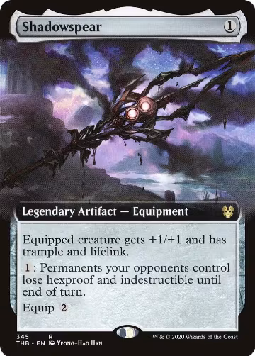 Shadowspear (Extended Art) (345), Theros Beyond Death — Magic card price