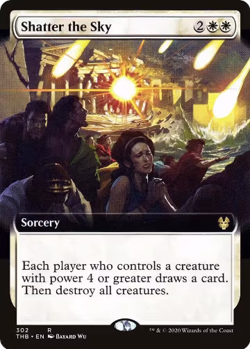 Shatter the Sky (Extended Art) (302), Theros Beyond Death — Magic card price